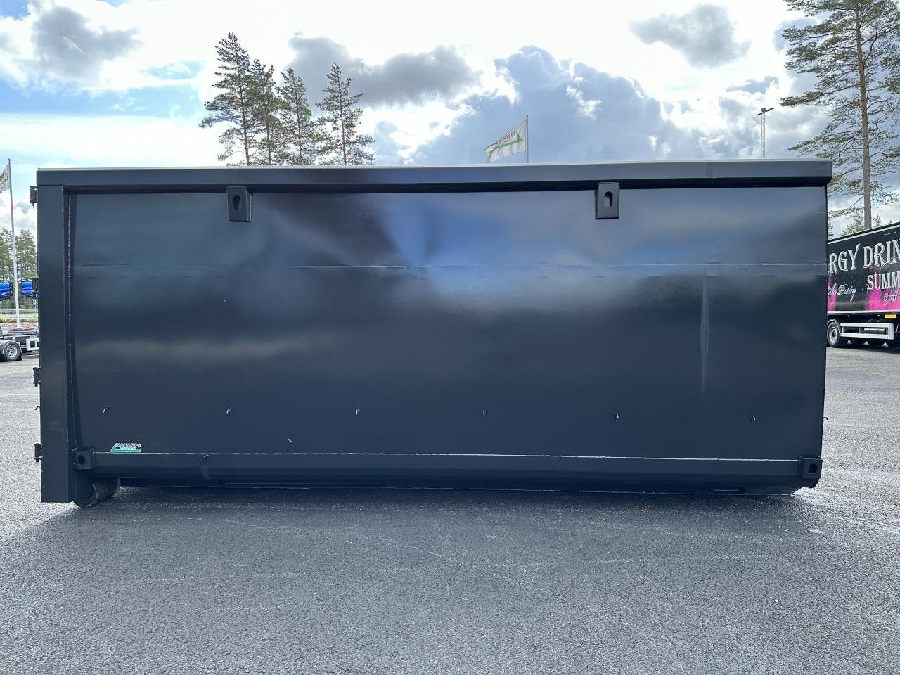 Hakarps - 35m3 skrotcontainer / rivningscontainer i Hardox
