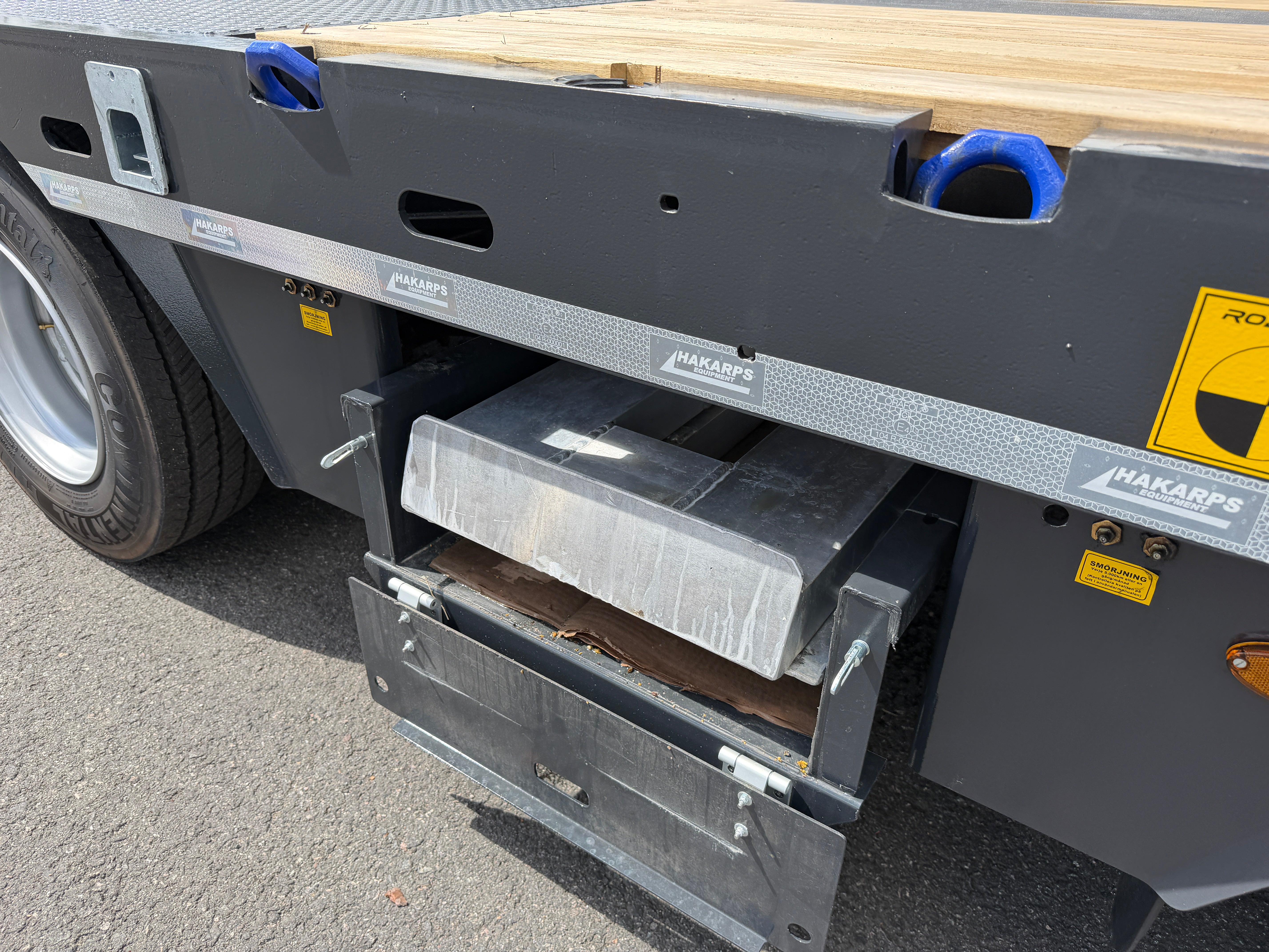 4 axlad ROJO 18,5m jumbotrailer med hjulfickor 38 tons skattevikt