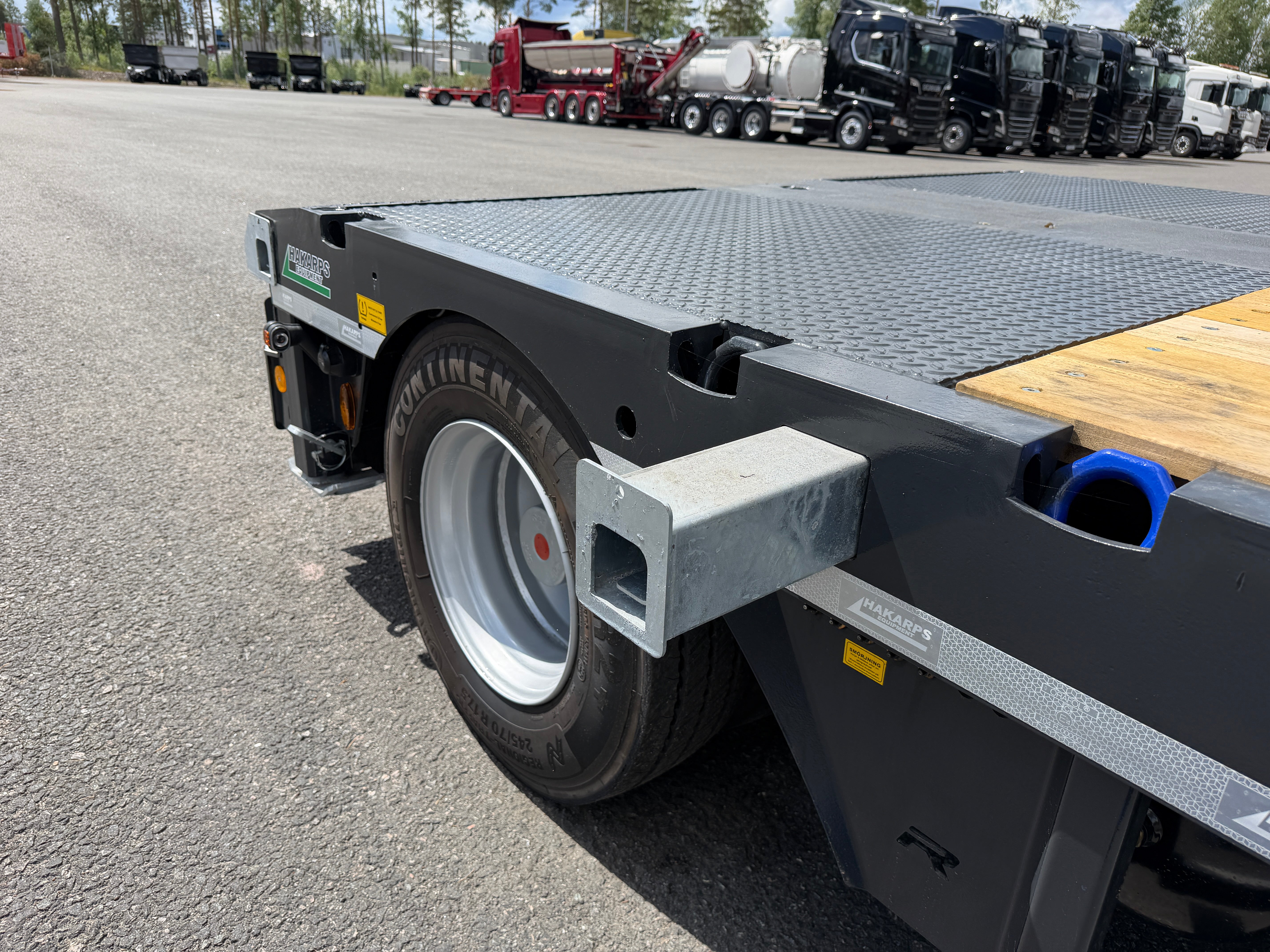 4 axlad ROJO 18,5m jumbotrailer med hjulfickor 38 tons skattevikt