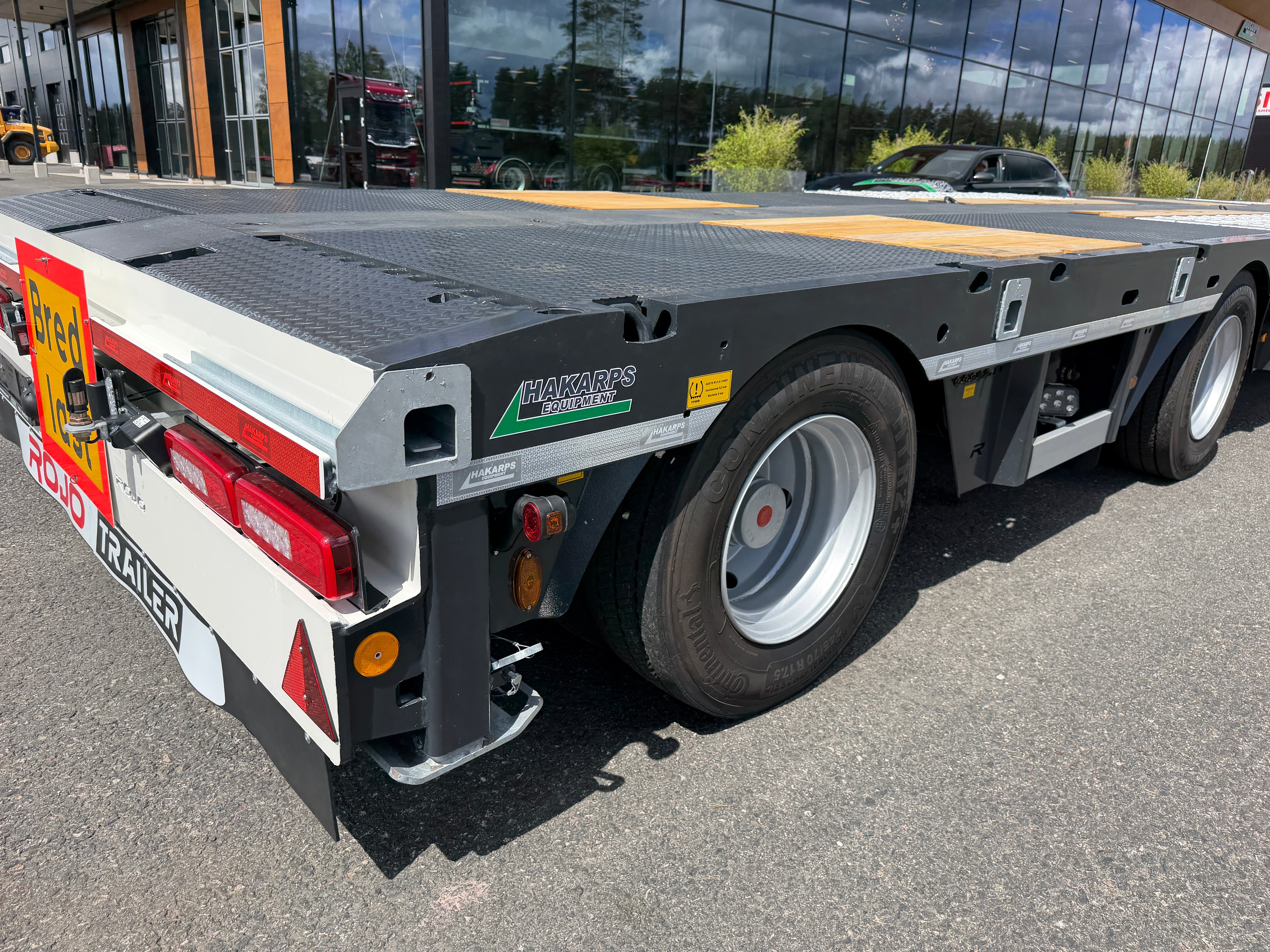 4 axlad ROJO 18,5m jumbotrailer med hjulfickor 38 tons skattevikt