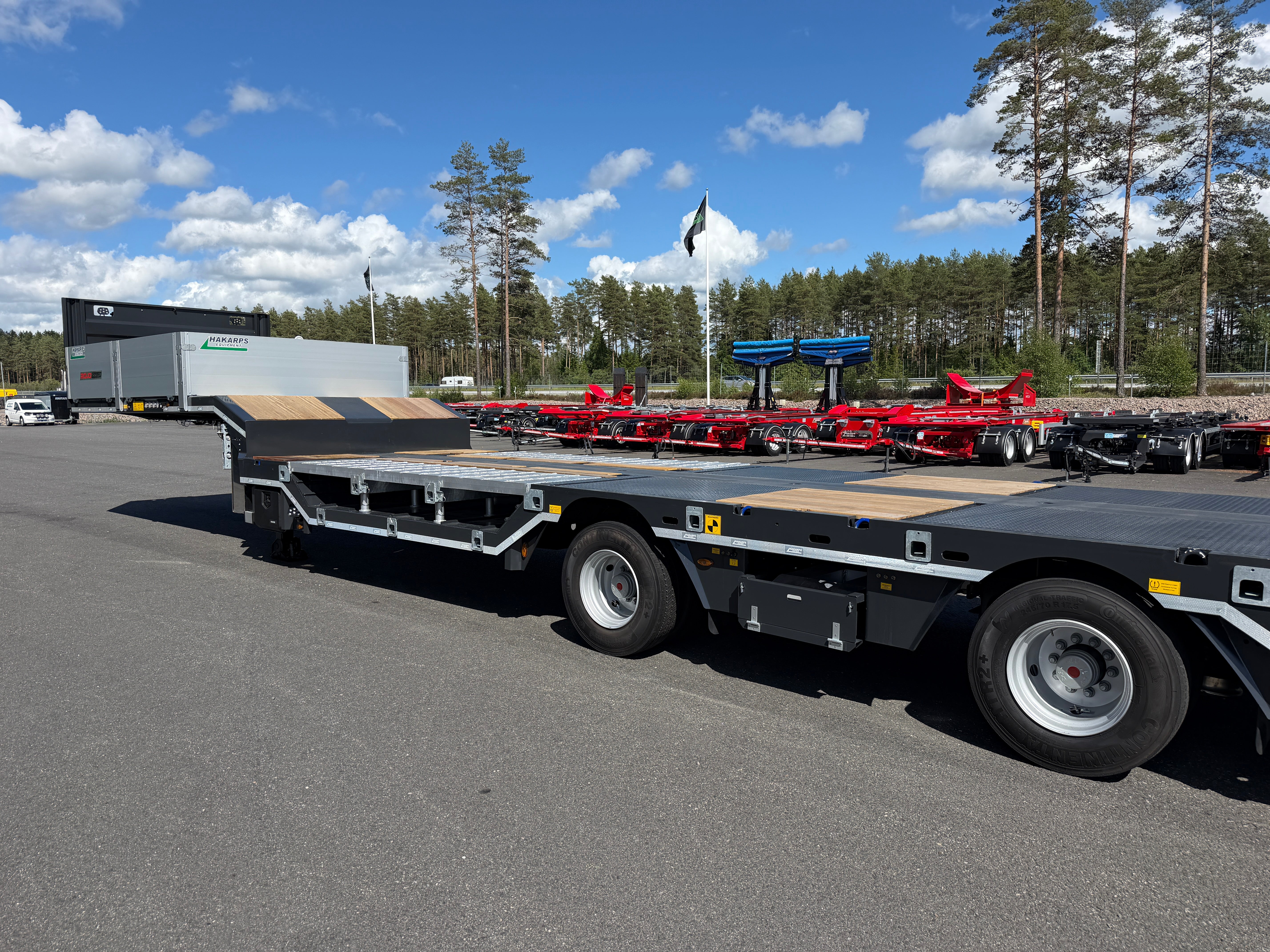 4 axlad ROJO 18,5m jumbotrailer med hjulfickor 38 tons skattevikt