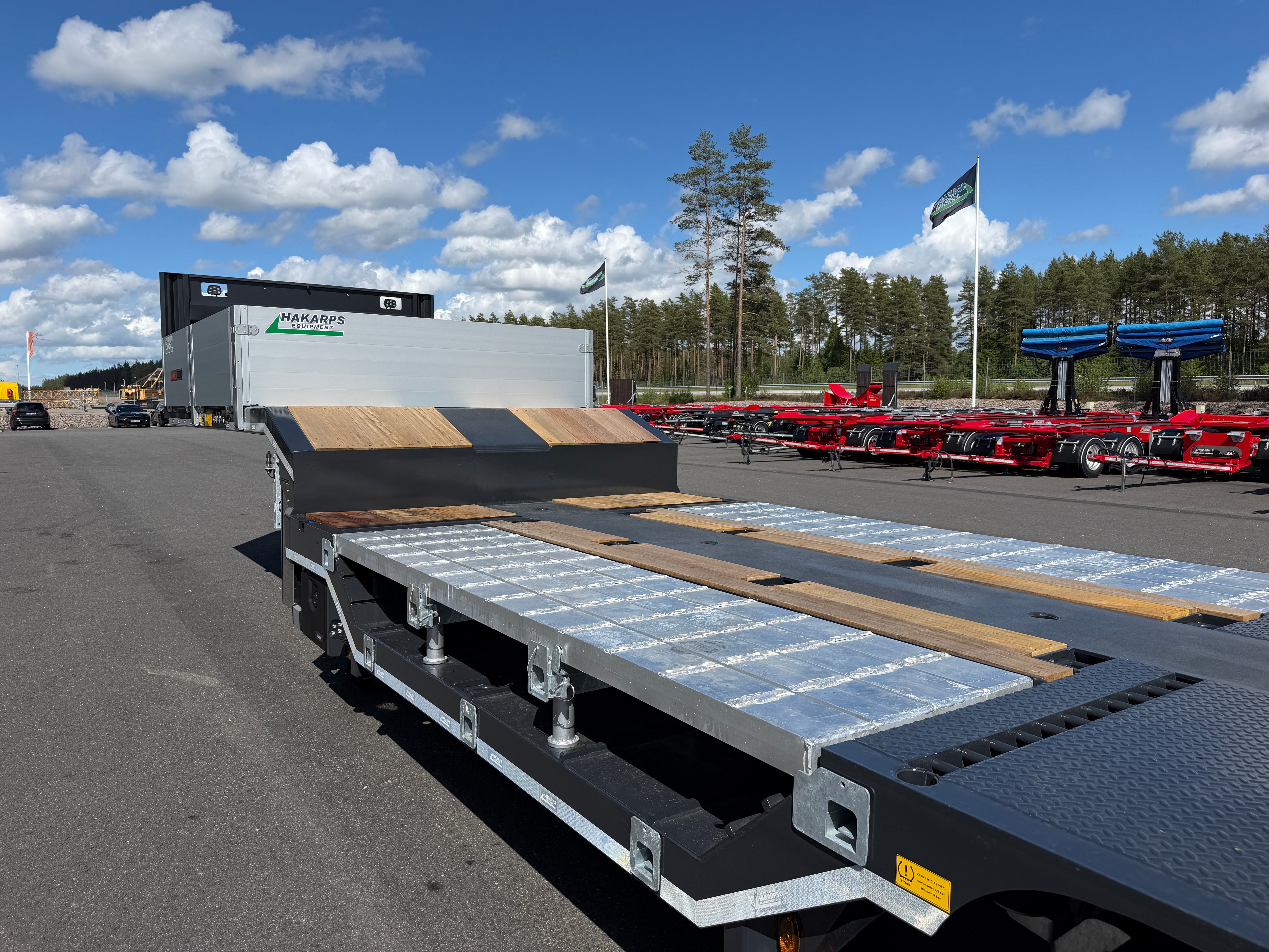 4 axlad ROJO 18,5m jumbotrailer med hjulfickor 38 tons skattevikt