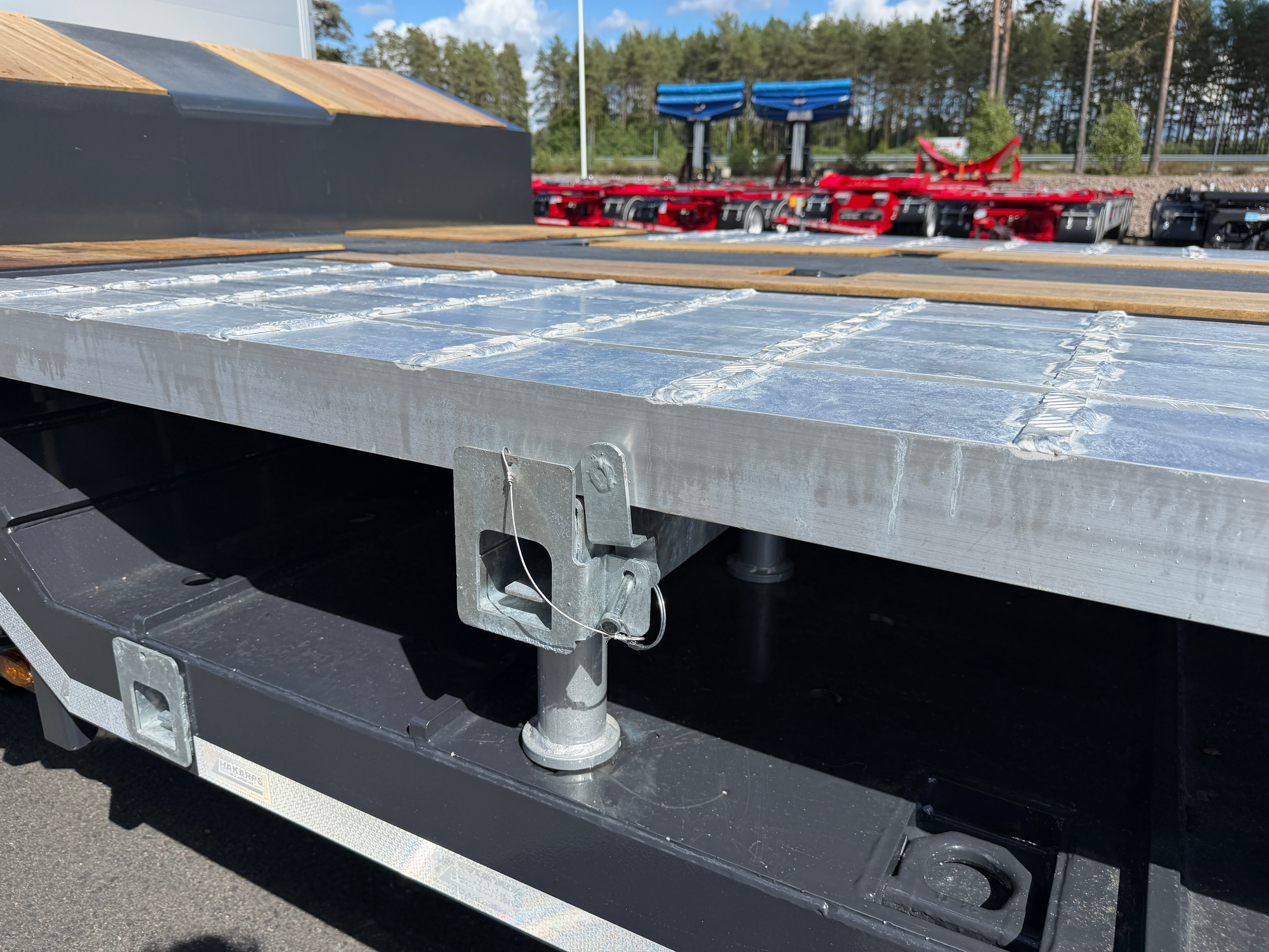 4 axlad ROJO 18,5m jumbotrailer med hjulfickor 38 tons skattevikt