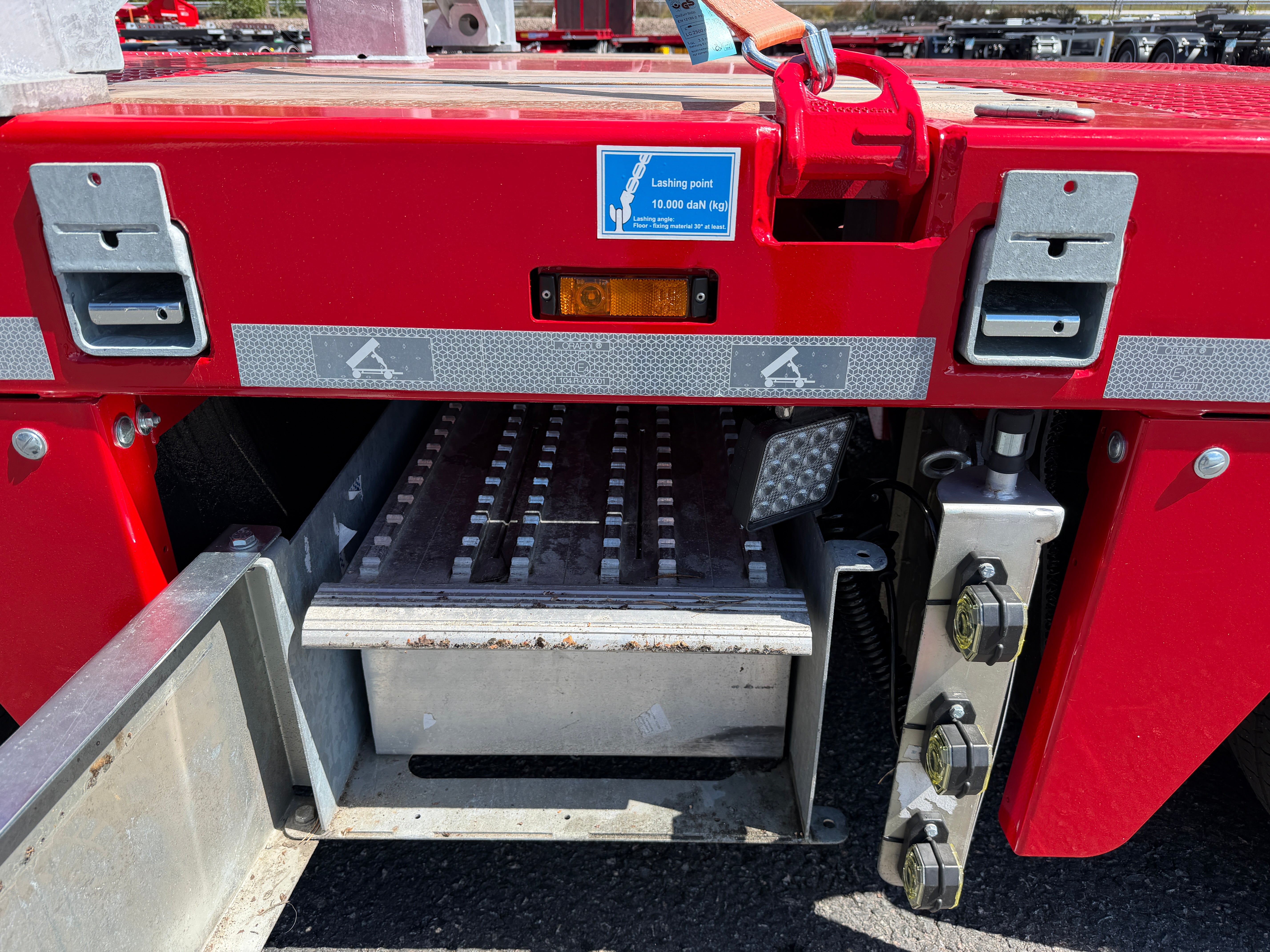 Langendorf 4 axlad 18,4m jumbotrailer med VSE styrning