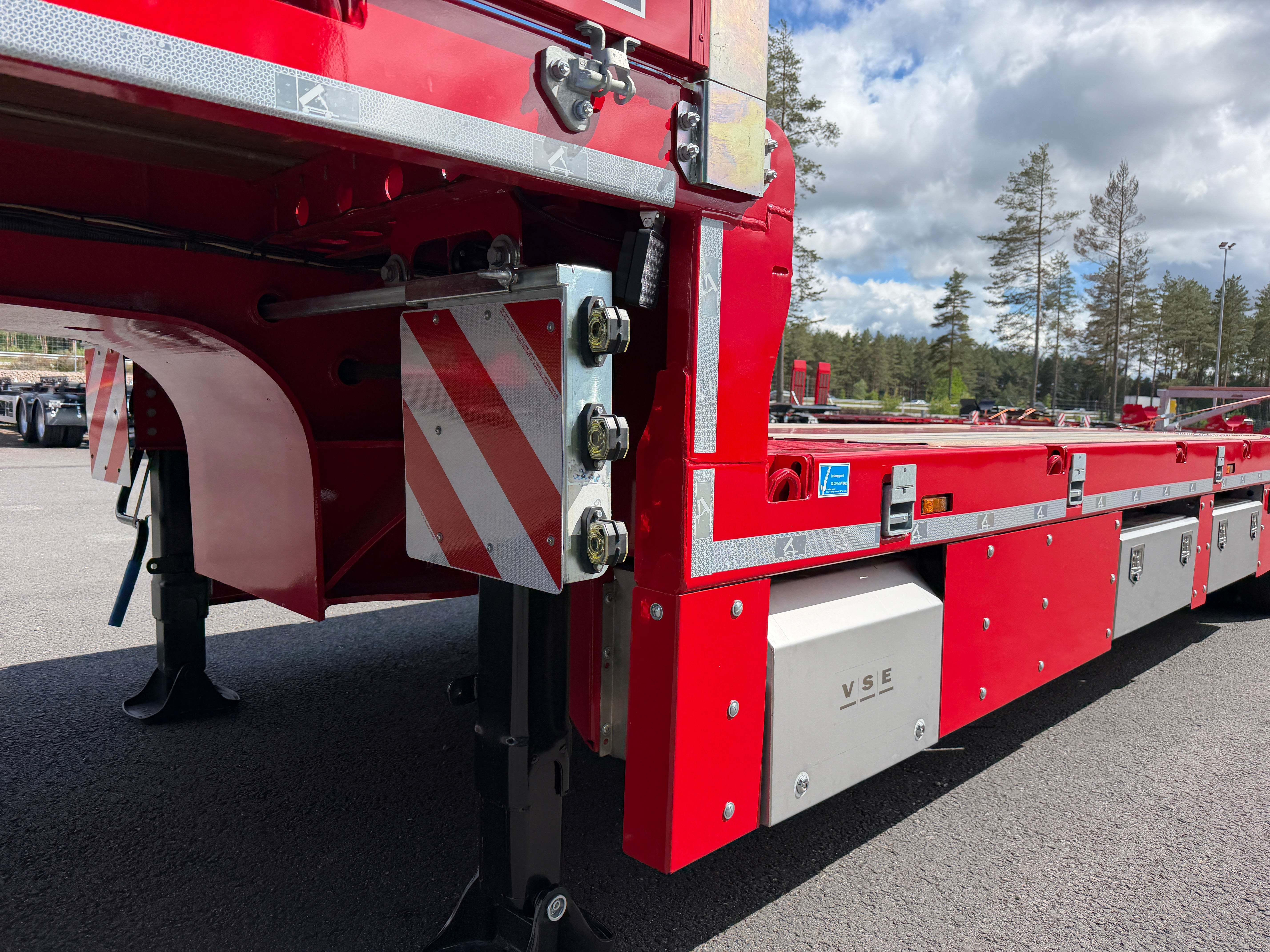 Langendorf 4 axlad 18,4m jumbotrailer med VSE styrning