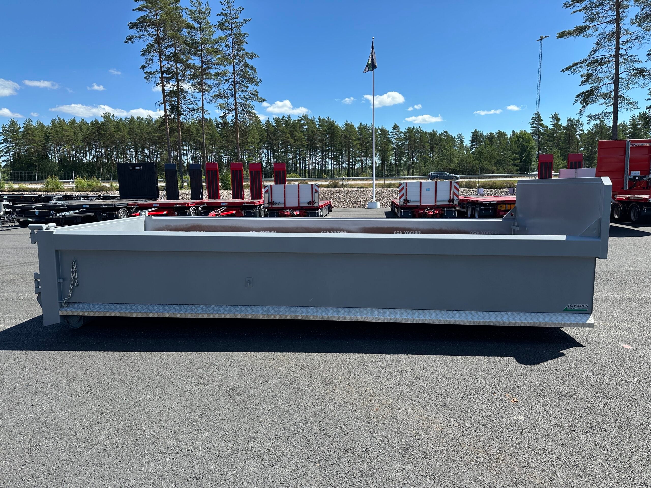 13,5m3 schaktflak Hardox 450