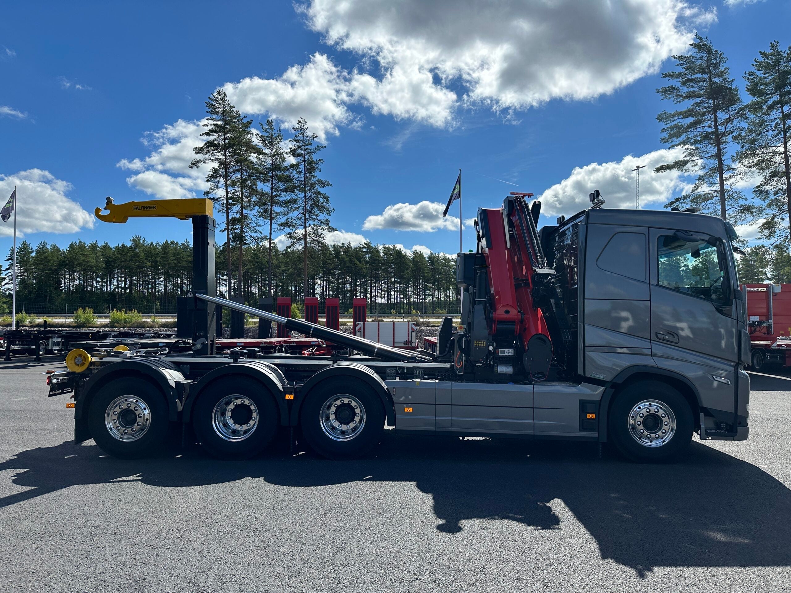 Volvo FH500 Tridem kranväxlare Palfinger PK300 TEC 6