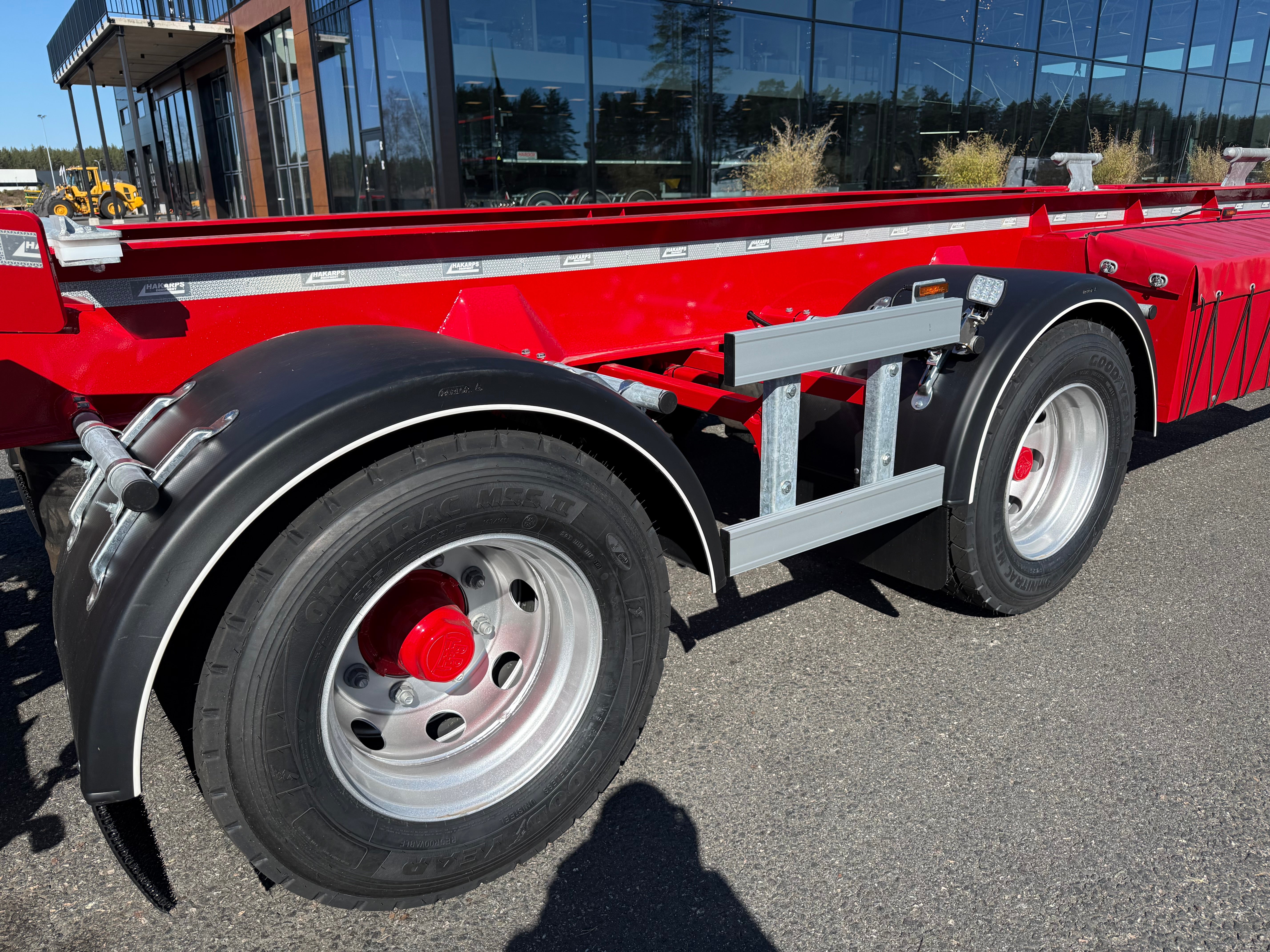 4 axlad 38 tons lastväxlarvagn med glider
