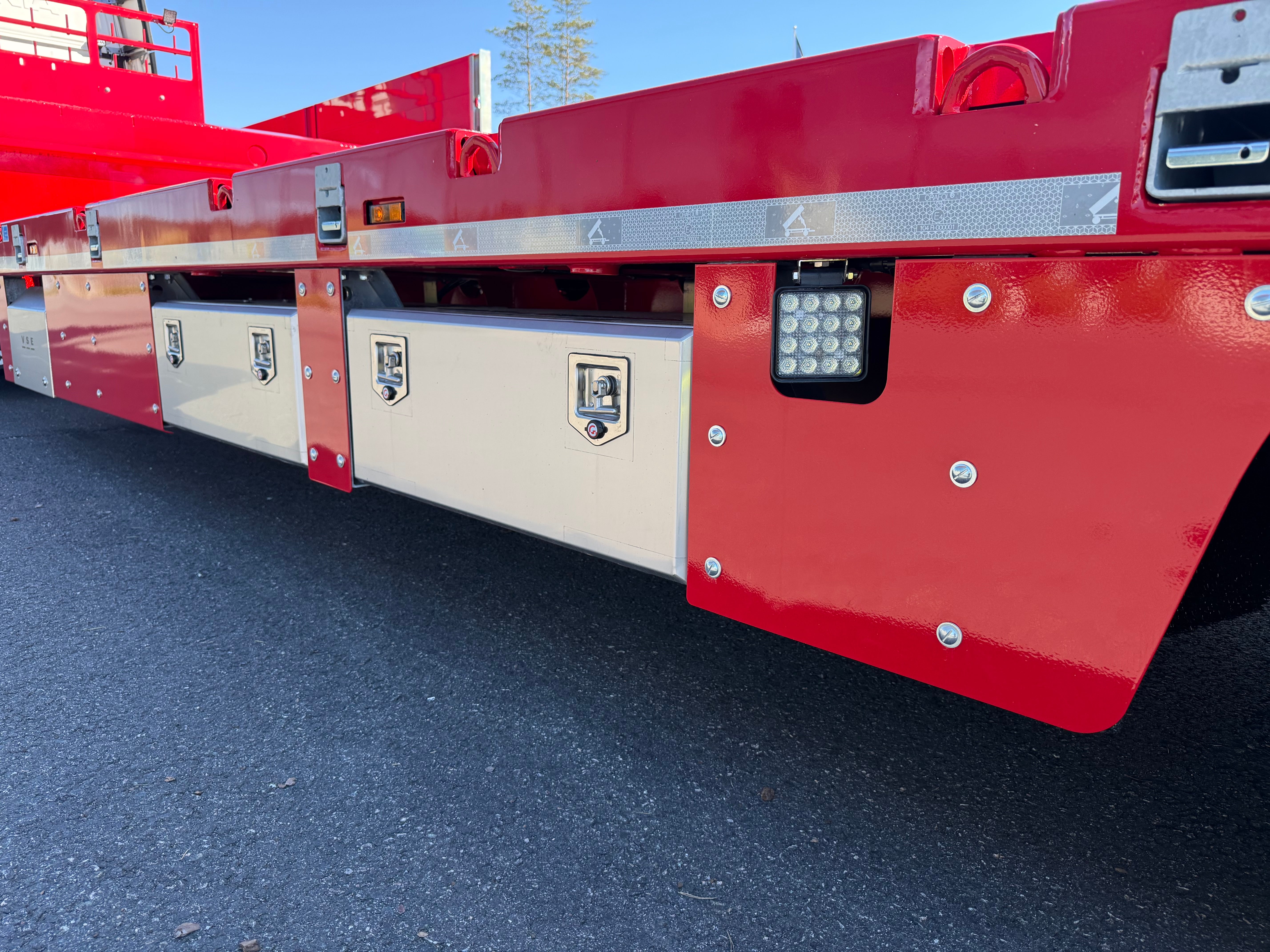 Langendorf 4 axlad 18,4m jumbotrailer med VSE styrning