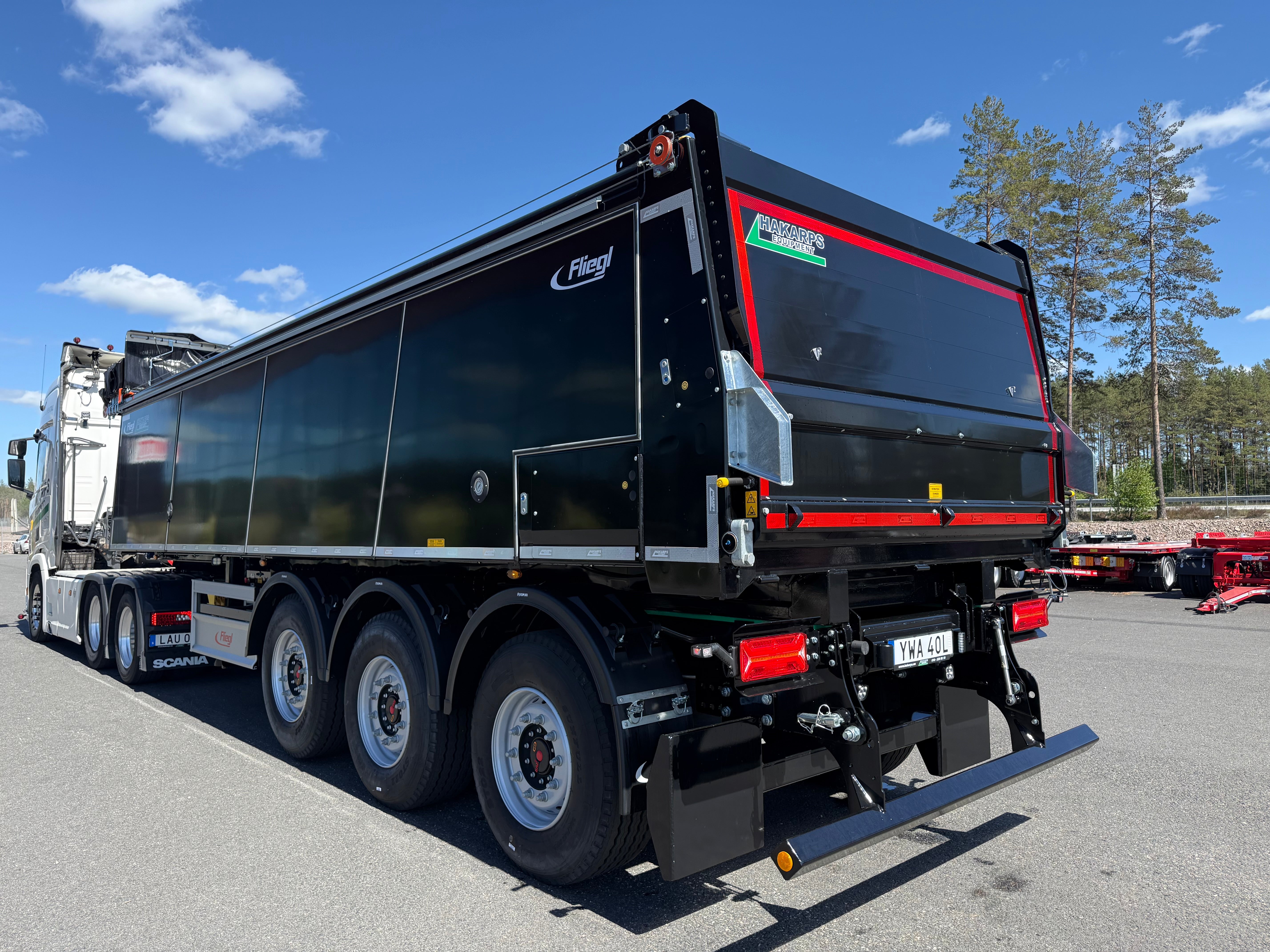 3 axlad Fliegl - PushOff med skjutbar trippel