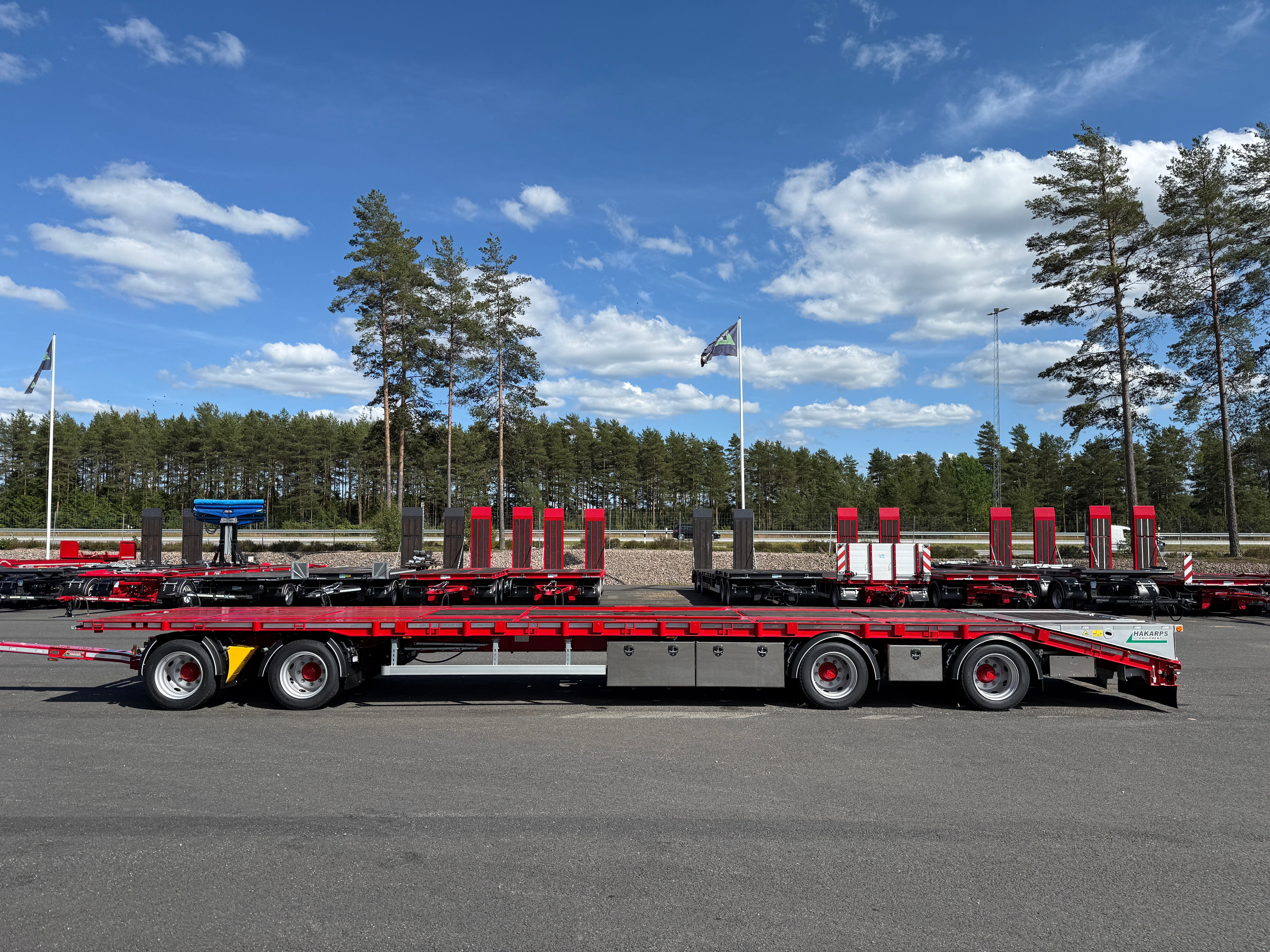 4 axlad 38 tons kombivagn för 2 flak