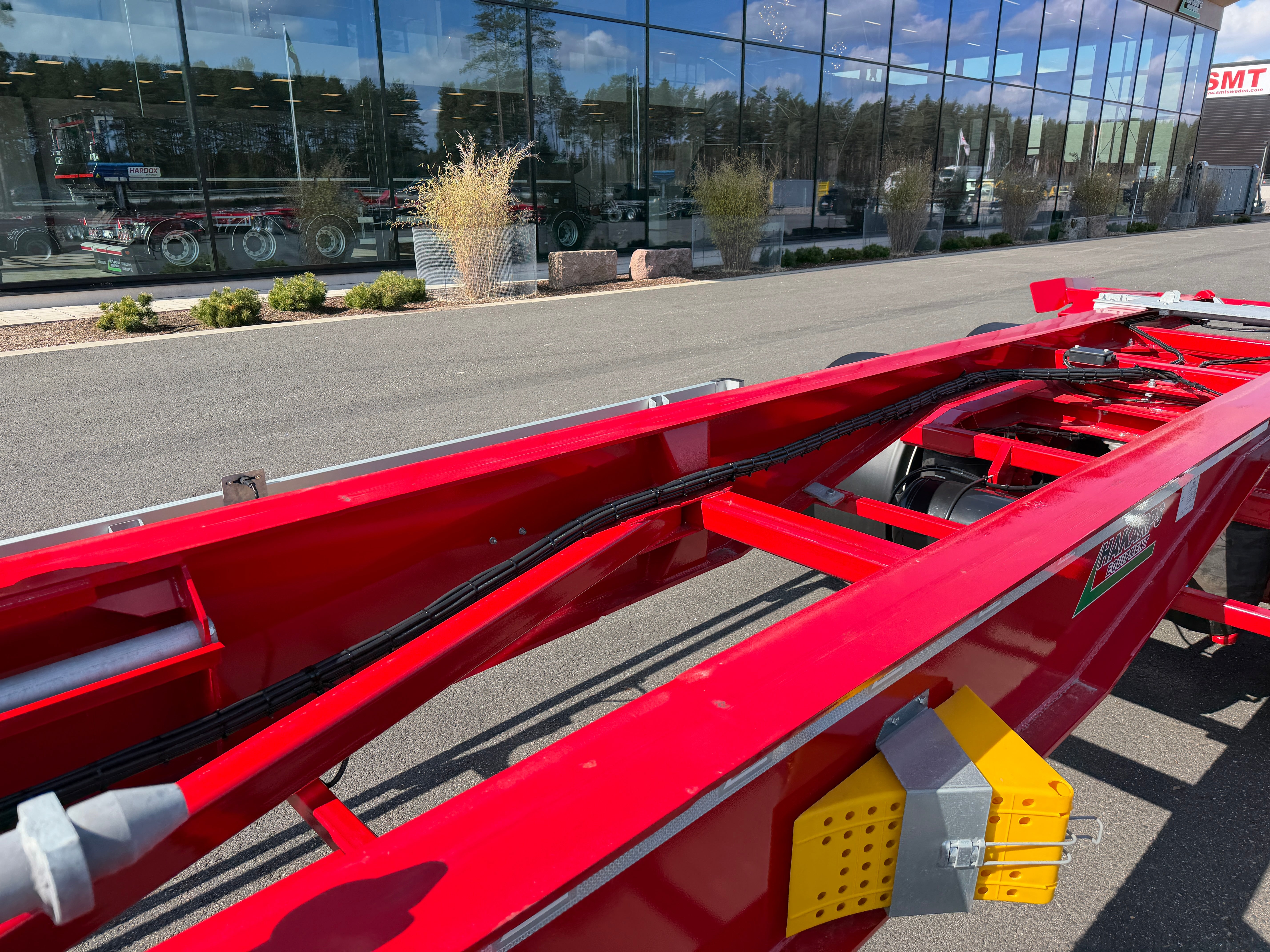 4 axlad 38 tons lastväxlarvagn med glider