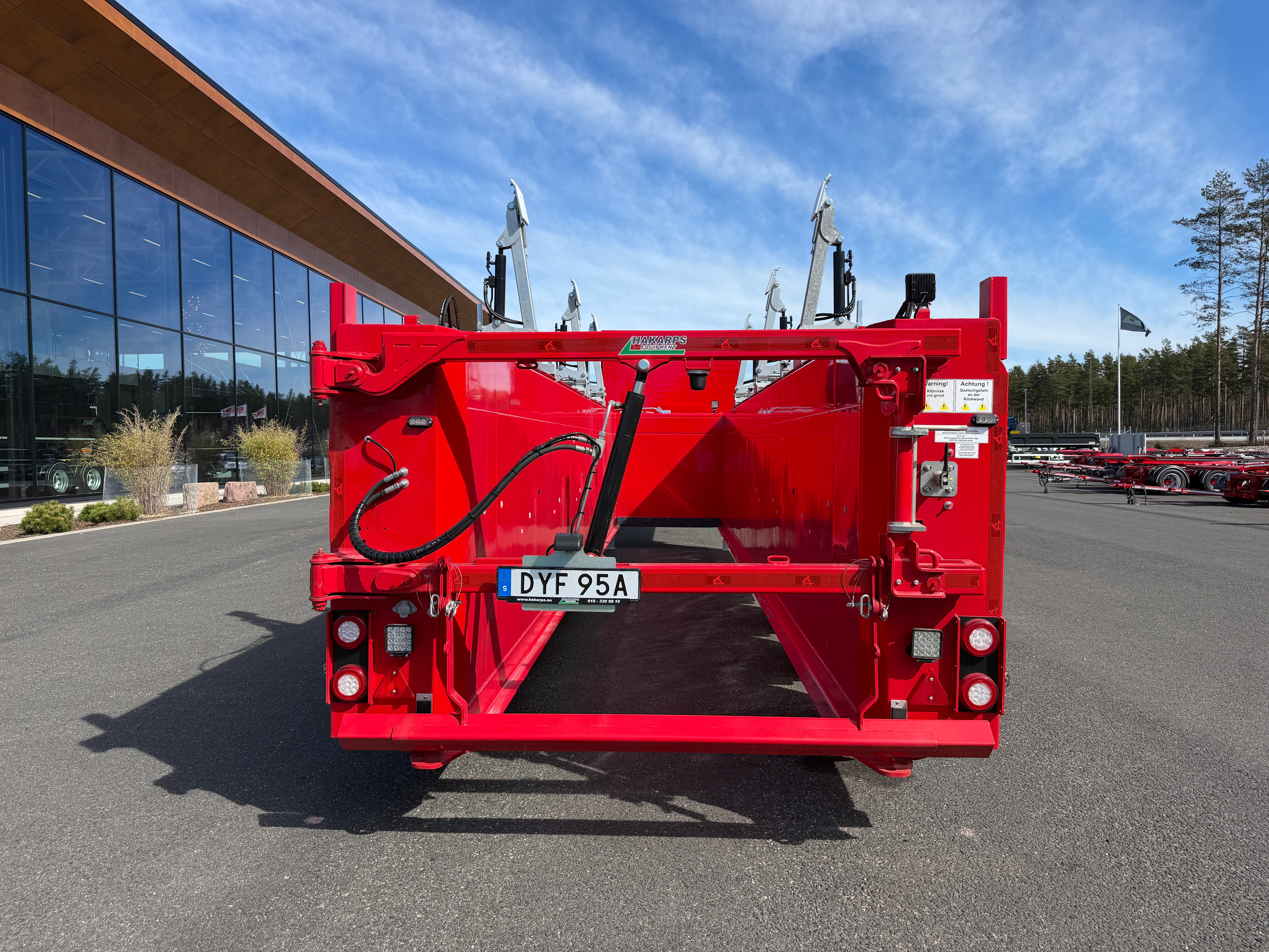 Langendorf 3 axlad bygeltrailer