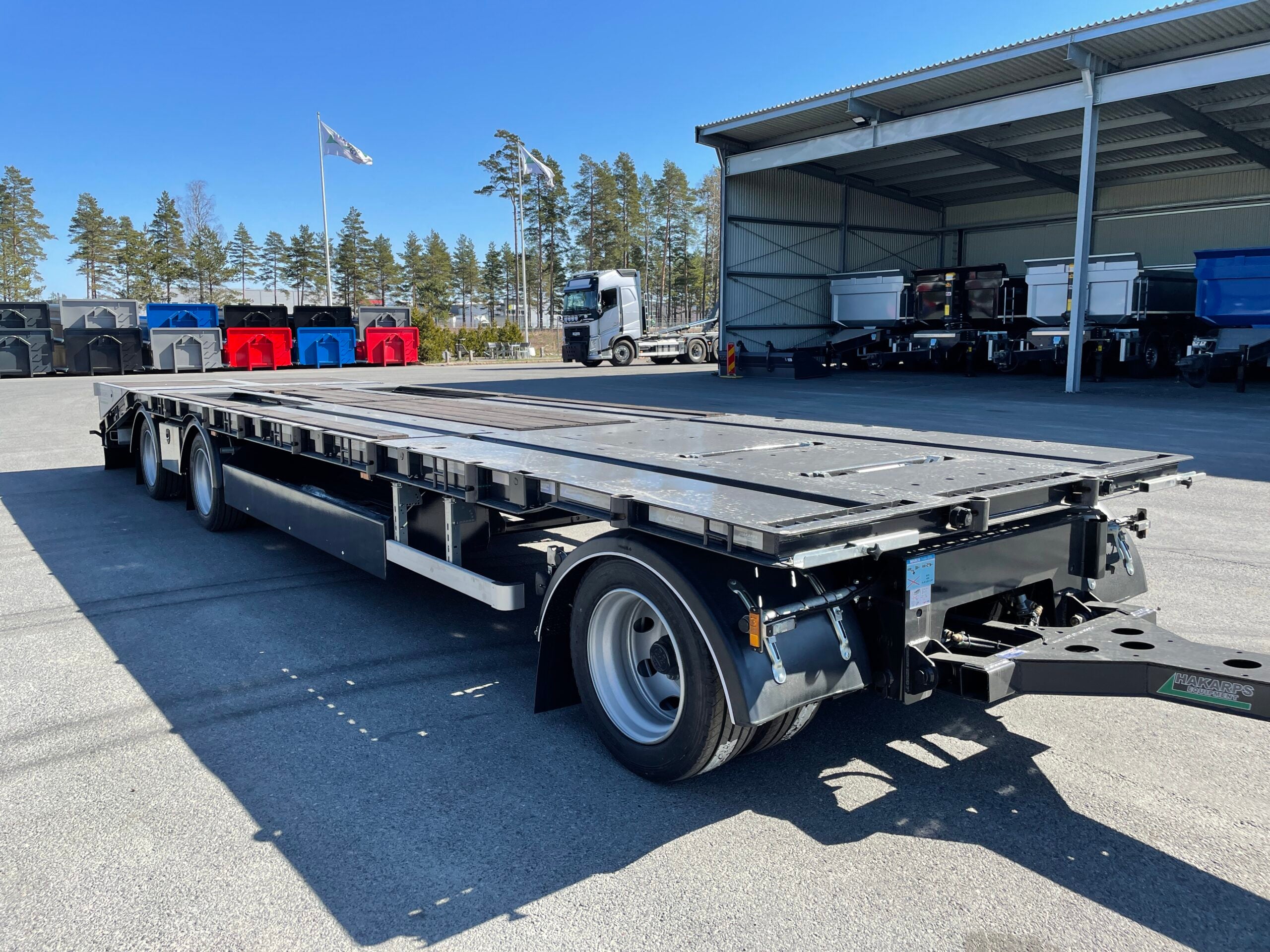 3 axlad 30 tons kombivagn lasthöjd 960mm, 10.000mm flakyta
