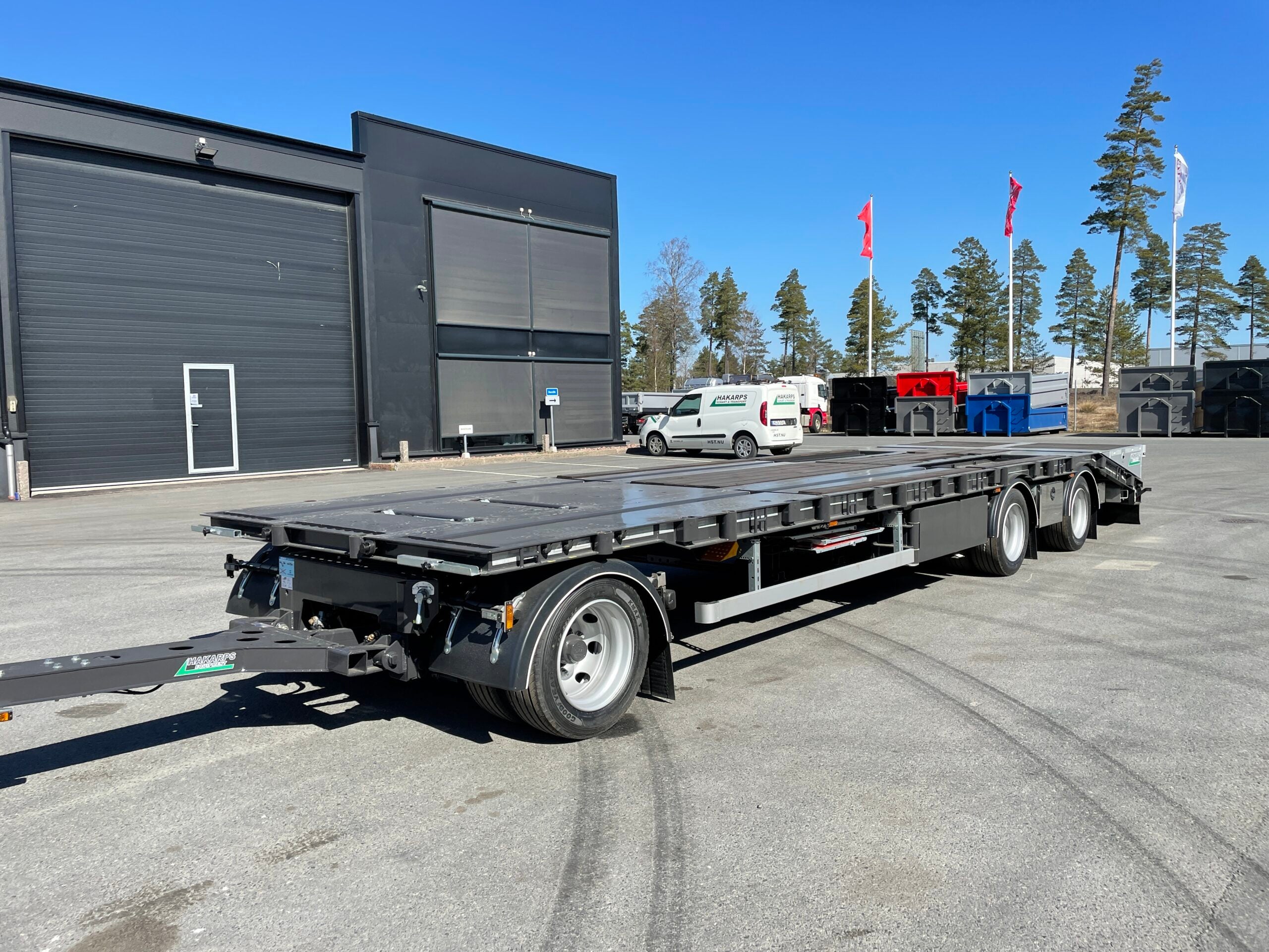 3 axlad 30 tons kombivagn lasthöjd 960mm, 10.000mm flakyta